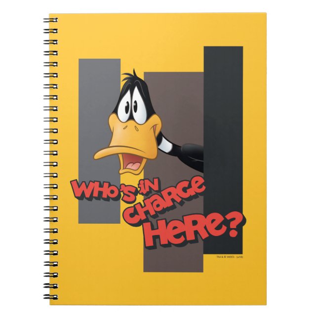 Carnet DAFFY DUCK™ "Qui est responsable ici" (Devant)