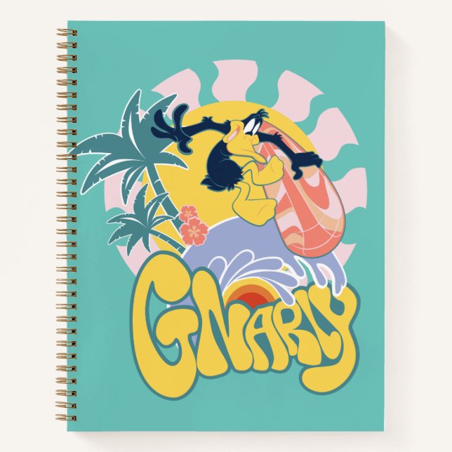 Carnet DAFFY DUCK™ Surf - Gnarly (Devant)