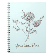 Carnet Dahlia personnalisé