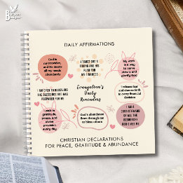 Carnet Daily Bible Affirmations Reminders Prayer