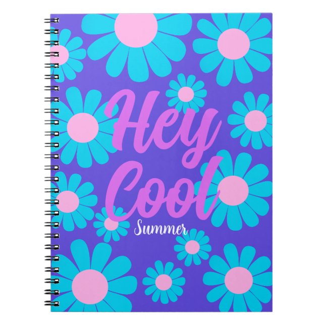 Carnet Daisy Blue Lilac (Devant)