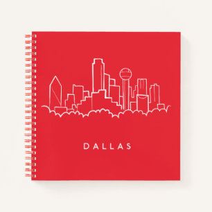 Carnet Dallas Texas Skyline