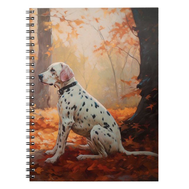 Carnet Dalmatien en automne Feuilles automne Inspirer (Devant)