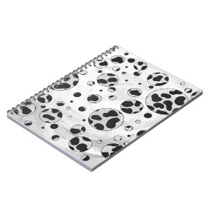 Carnet Dalmatien Points Noirs et Blancs