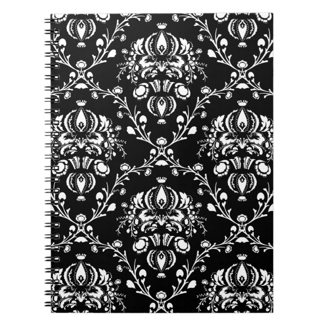 Carnet Damas noir et blanc (Devant)