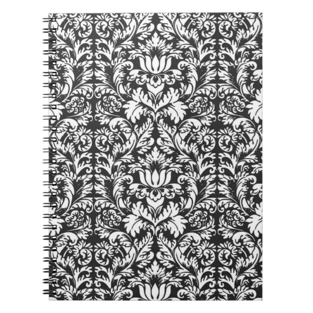 Carnet Damask Lace Brocade Classic Wallpaper (Devant)
