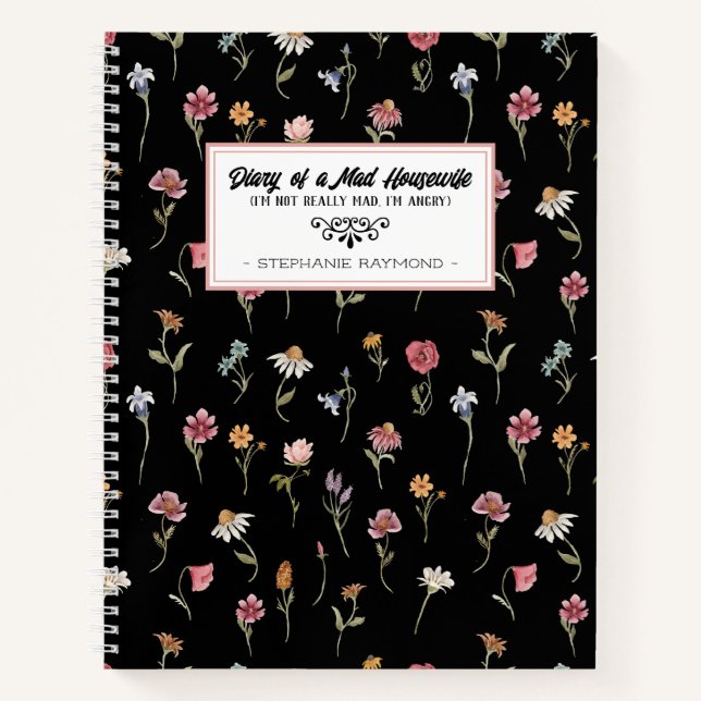 Carnet d'amusement Floral Fleur sauvage (Devant)