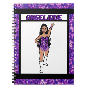 Carnet Dancer Purple  Fringe Notebook #2