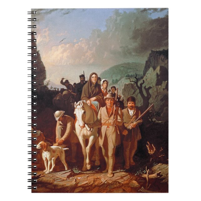 Carnet Daniel Boone escortant des colons  (Devant)