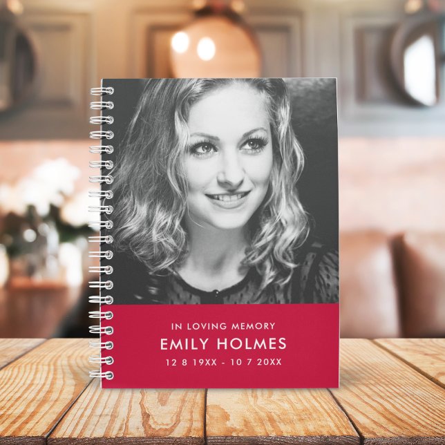 Carnet Dans la mémoire aimante | Pink Feminine Memorial P (Créateur téléchargé)