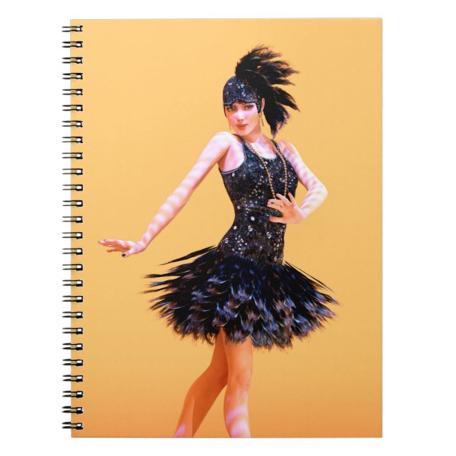 Carnet Danse Flapper Vintage (Devant)