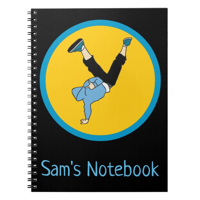 Carnet danseuse moderne style rue Hip hop (Devant)