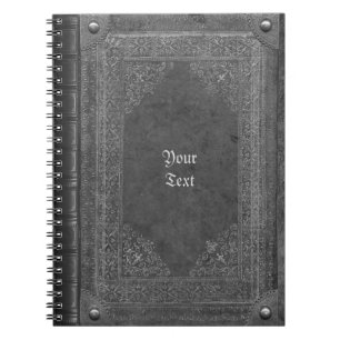 Carnet d'apparence de livre antique