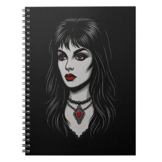 Carnet Dark goth woman