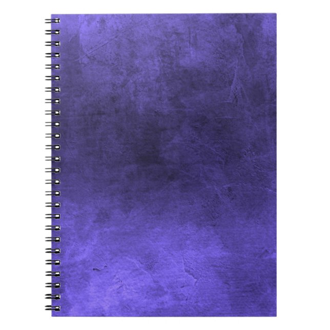 Carnet Dark Grunge - Indigo (Devant)