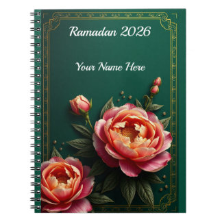 Carnet Dark Moody Floral Islamic