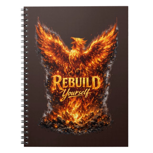 Carnet Dark Phoenix Motivation Design (Devant)