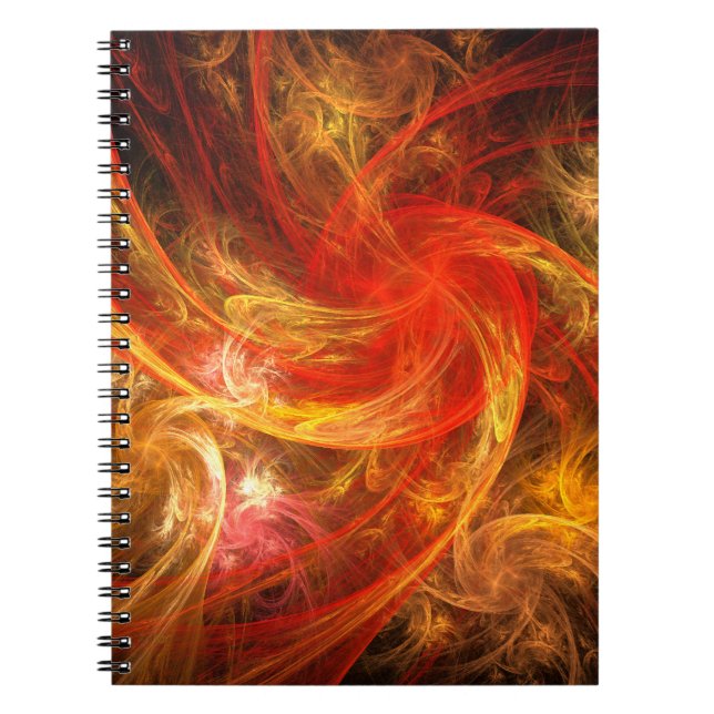Carnet d'art Abstrait Firestorm Nova (Devant)