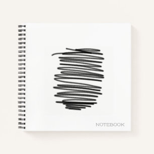 Carnet d'art abstrait minimaliste gris blanc
