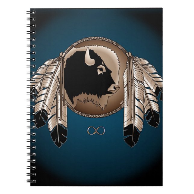 Carnet d'art autochtone Livre des Métis d'animaux  (Devant)