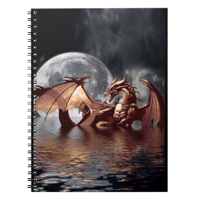 Carnet d'art Dragon & Moon Imaginaire (Devant)