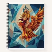 Carnet d'art Phénix Géométrique