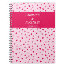 Date de mariage coeurs roses Cadeau personnalisé m