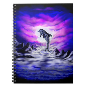 Carnet Dauphin clair de lune
