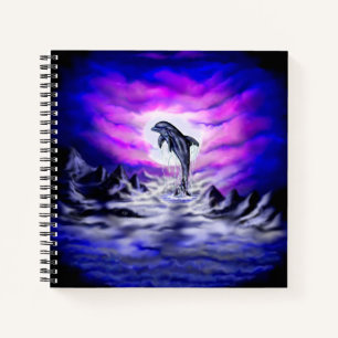 Carnet Dauphin clair de lune