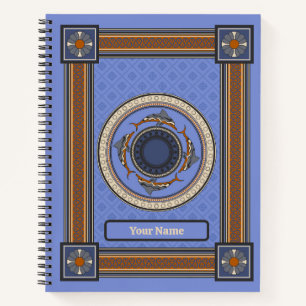 Carnet Dauphins bleu minoen