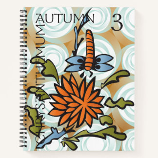 Carnet d'automne des saisons Mah Jongg