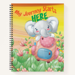 Carnet d'aventure joli nom éléphant