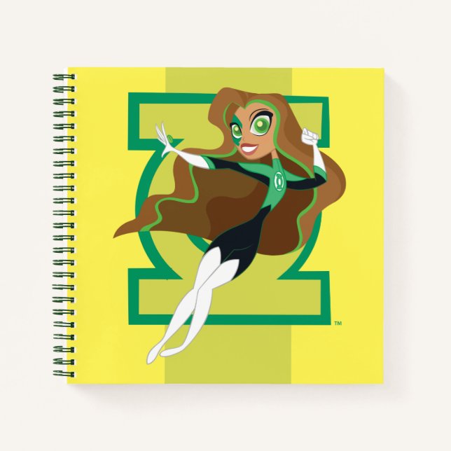 Carnet DC Super Hero Girls Green Lantern (Devant)