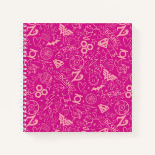 Carnet DC Super Hero Girls Pink Icon Motif