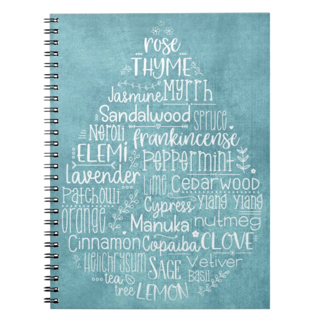 Carnet de baisse d'huile essentielle (Devant)