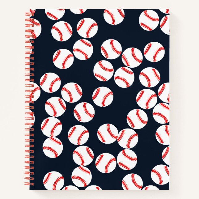 Carnet de base-ball à large régime (Devant)