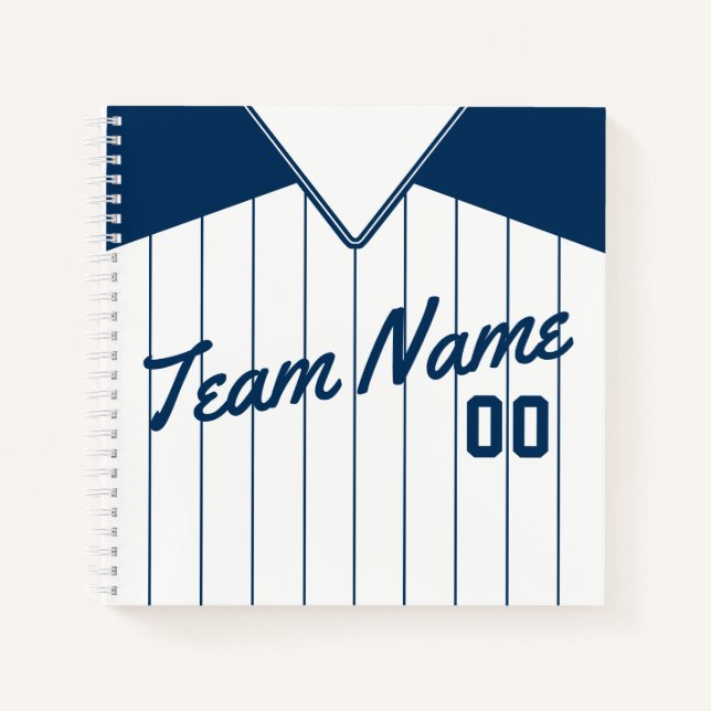 Carnet de baseball Softball Jersey (Devant)