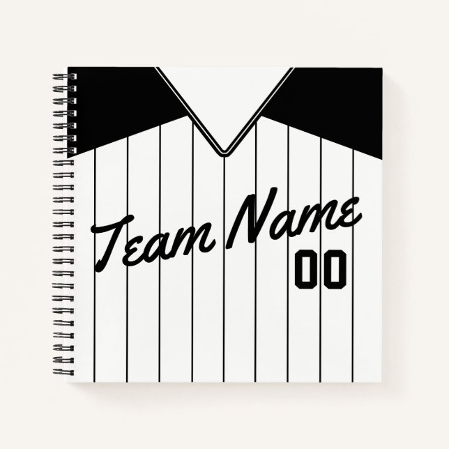 Carnet de baseball Softball Jersey (Devant)