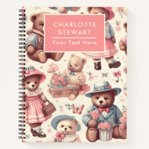 Carnet De Beaux Ours Vintages sans joint