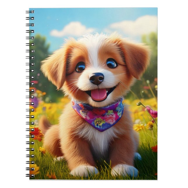 Carnet de bébé - Chiot (Devant)