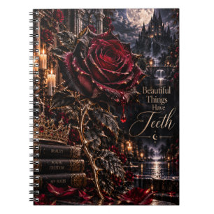 Carnet De belles choses ont des dents Rose gothique de