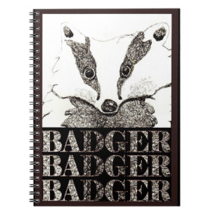 Carnet de blaireau de blaireau de blaireau (a287)