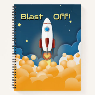 Carnet de bord de fusée spatiale personnalisé