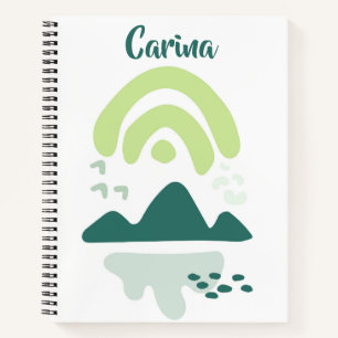 Carnet de bord du lac Mountain Abstrait