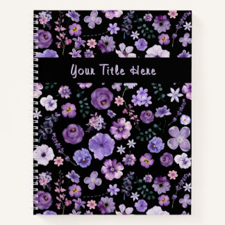 Carnet de botanique personnalisable - Art floral