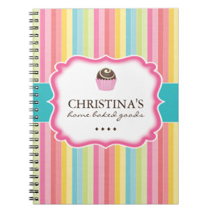 Carnet de boulangerie d'amusement