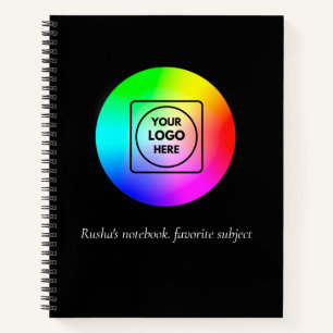 Carnet de branding commercial avec logo personnali