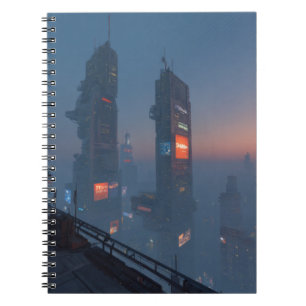 Carnet de brouillard Cyberpunk Skyline