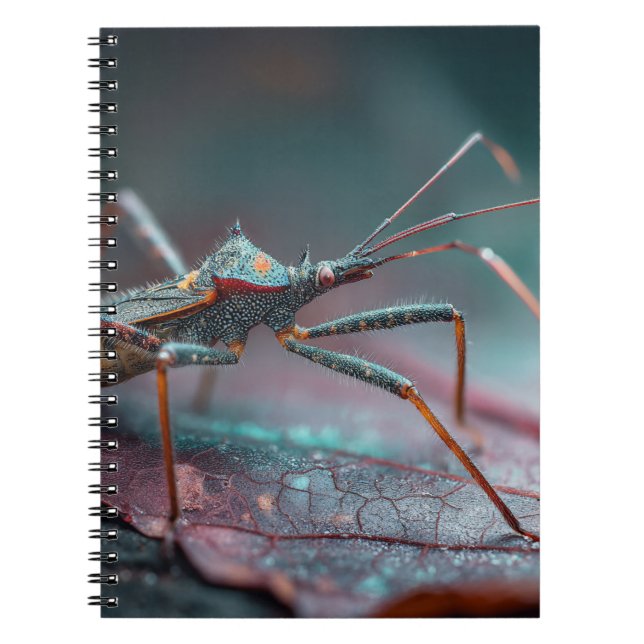 Carnet de bugs à feuilles rouges (Devant)