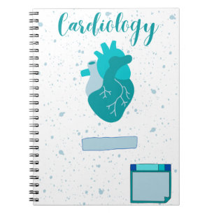 Carnet de cardiologie élégant pour étudiant en méd